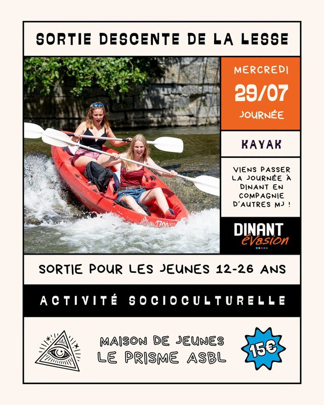 Loisirs Sotie Kayak avec mj
