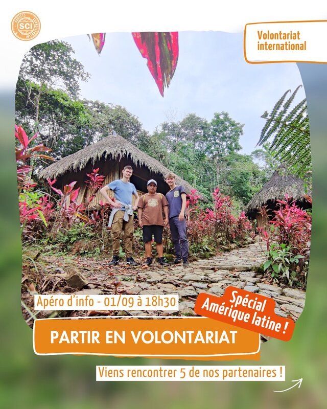 Soirées Apéro d info : partir volontariat Amérique latine