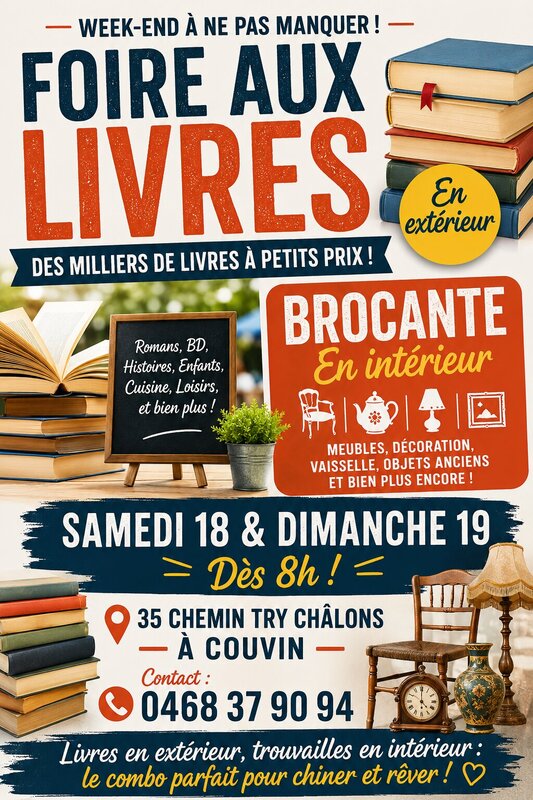  Brocante foire livres
