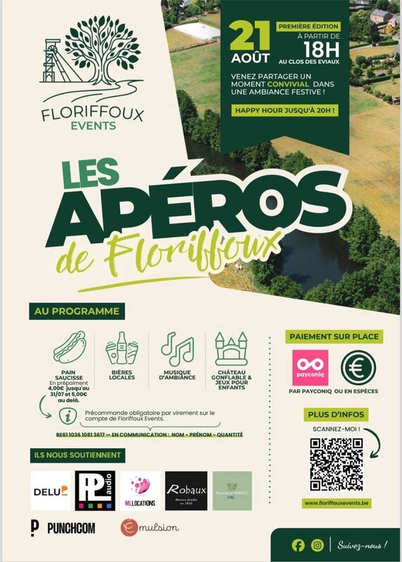 Soirées Les 1ers apéros Floriffoux