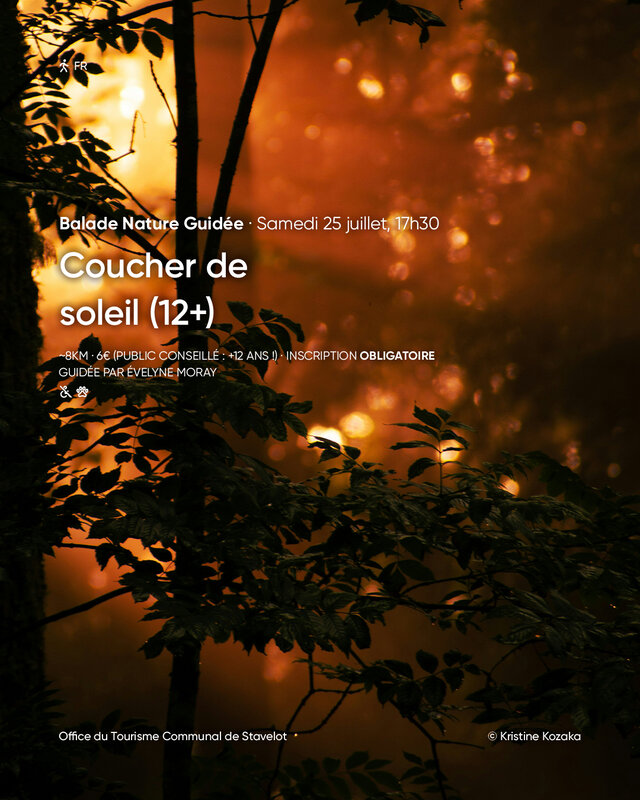 Loisirs Balade Nature Guidée Coucher soleil