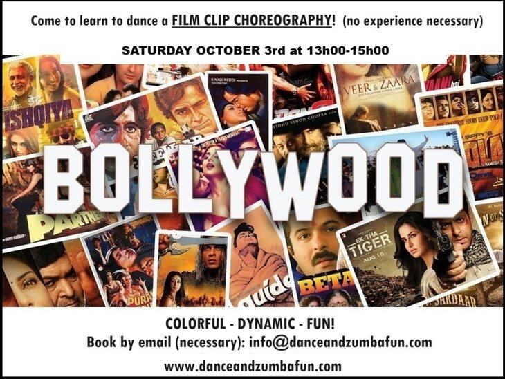Stages,cours Bollywood atelier danse amusant