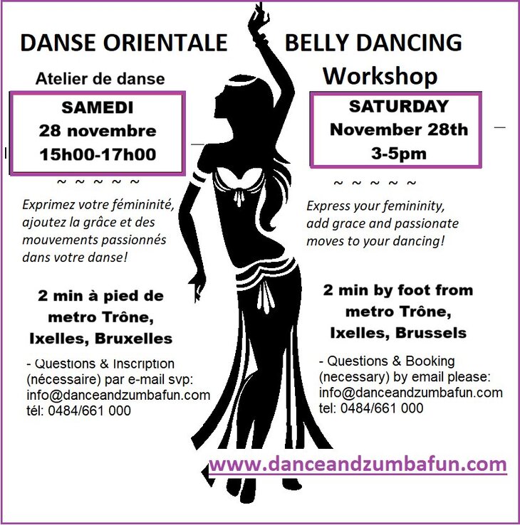 Stages,cours Danse Orientale, Belly dancing workshop
