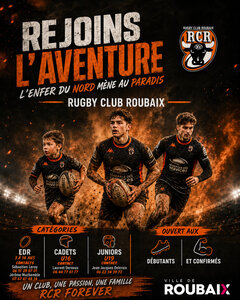 Loisirs rejoins l aventure rugby club Roubaix