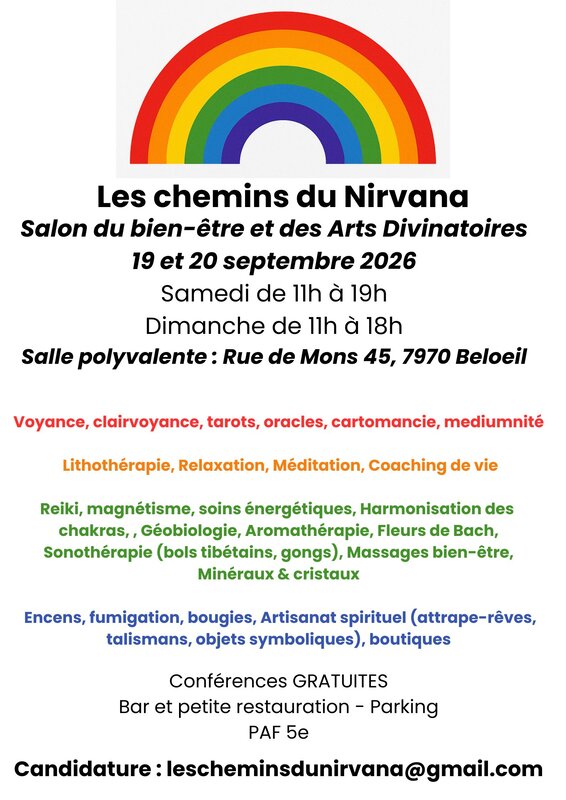 Loisirs Salon arts divinatoires du bien-être Chemins Nirvana