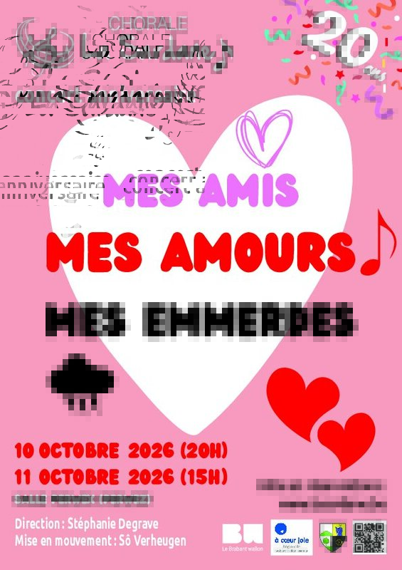 Concerts Concert chorale Sardane Mes Amis, Amours, Emmerdes