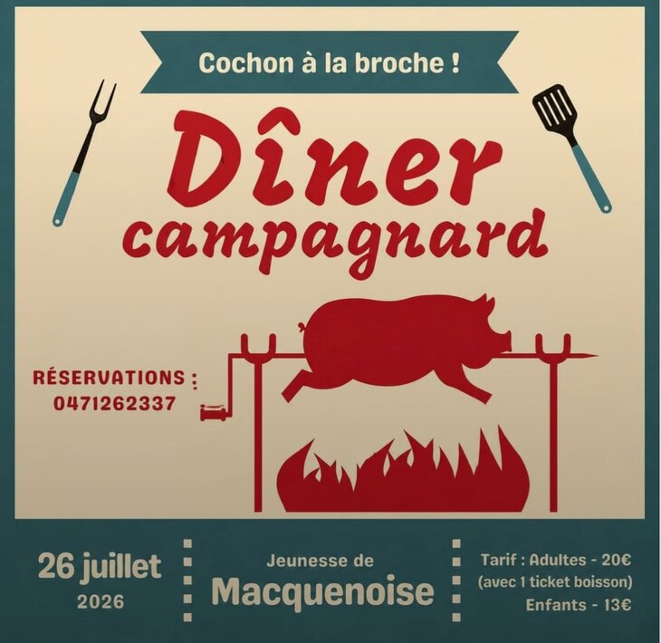 Loisirs Dîner campagnard
