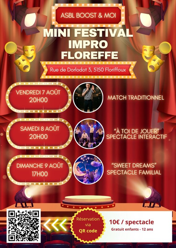Spectacles Mini Festival Impro Floreffe
