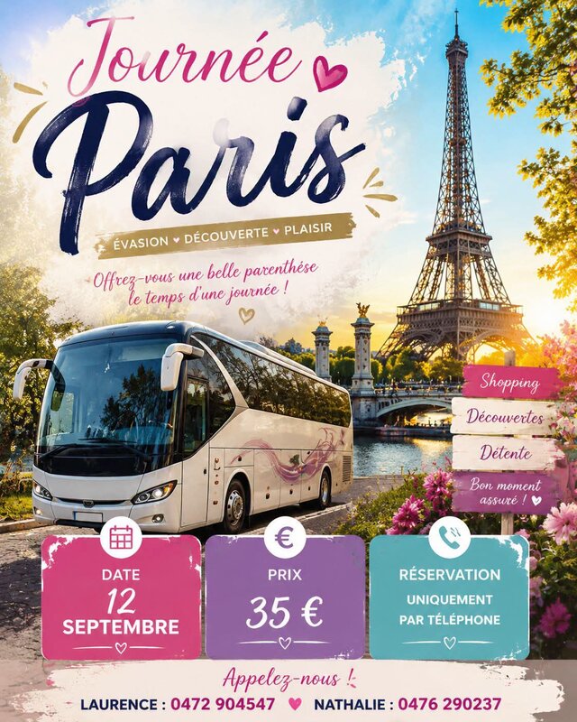 Excursions, séjours Journée libre Paris