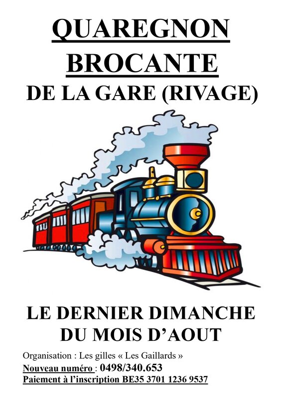  Brocante la gare Rivage