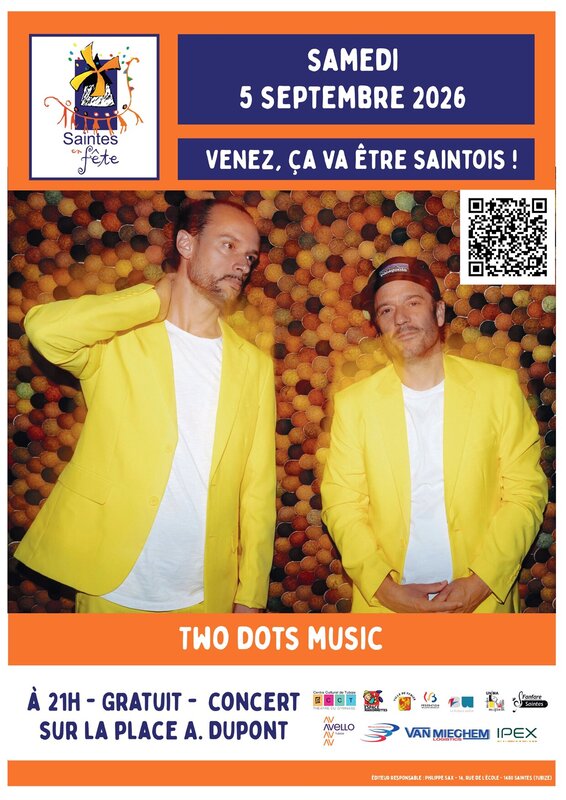 Concerts Concerts samedi - Saintes fête - Dots Music