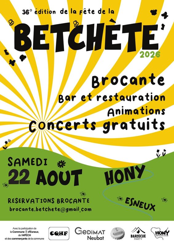 Concerts Fête la Betchète