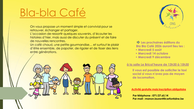 Stages,cours Blabla Café 2026