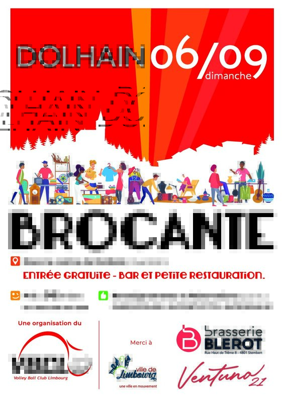 27ème édition la brocante Dolhain