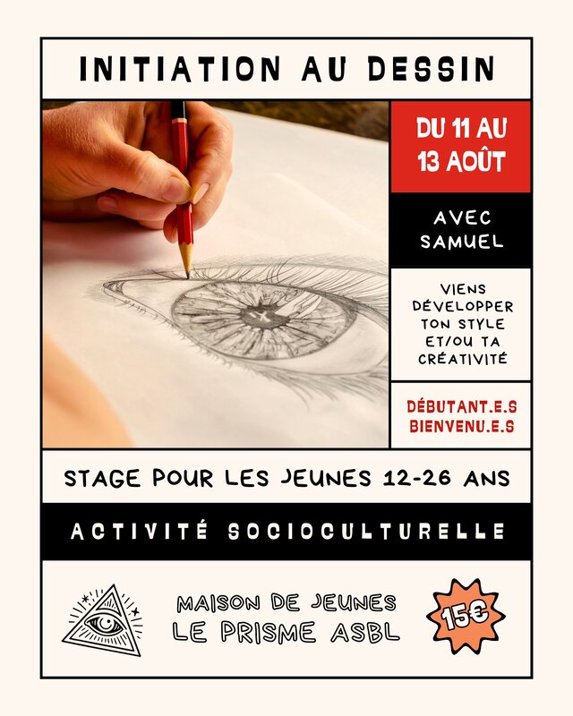 Stages,cours Stage initiation dessin