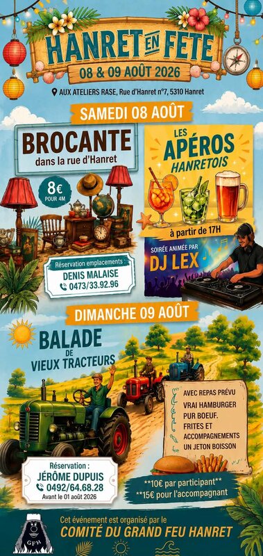 Brocante Hanret (6ème édition)