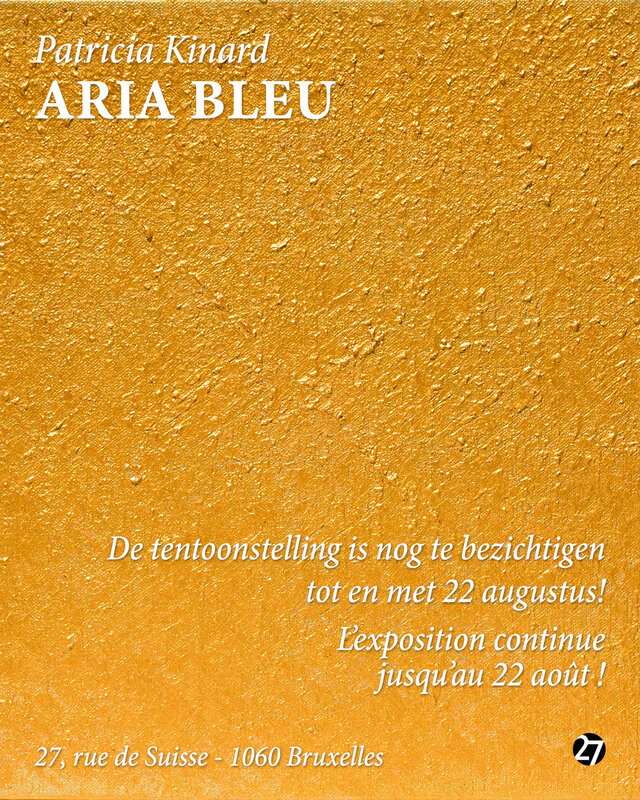 Expositions  Aria Bleu , solo exhibition Patricia Kinard, featuring Linette Cajou