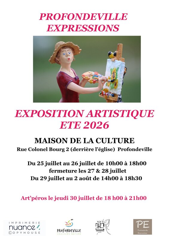 Expositions Exposition artistique Été