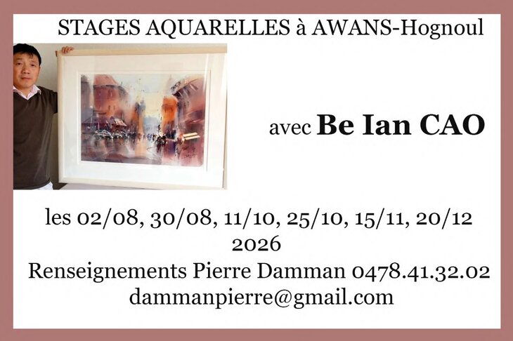 Stages,cours Stage aquarelles