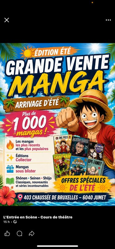  Grande vente manga ☀️ édition été ☀️