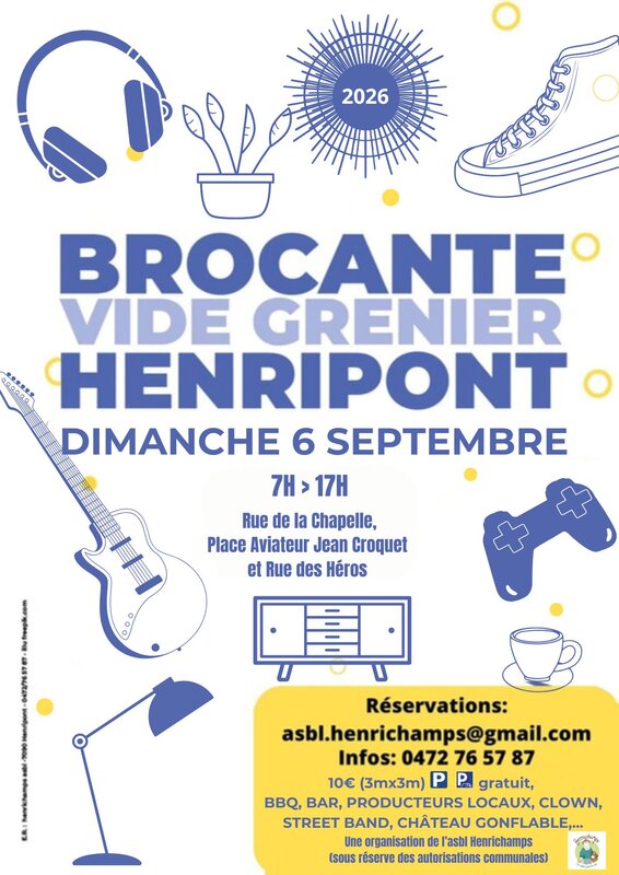  Brocante Vide Grenier d Henripont