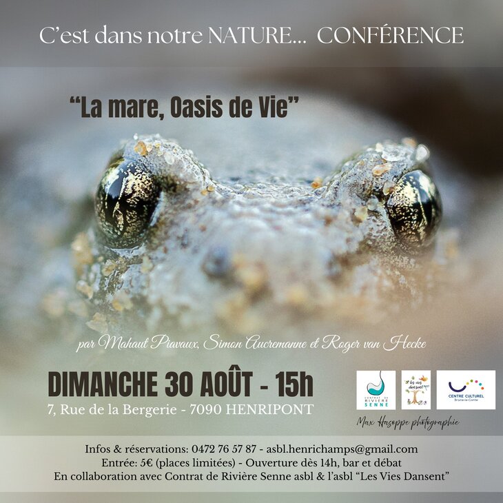 Conférences Conférence Mare, Oasis Vie 