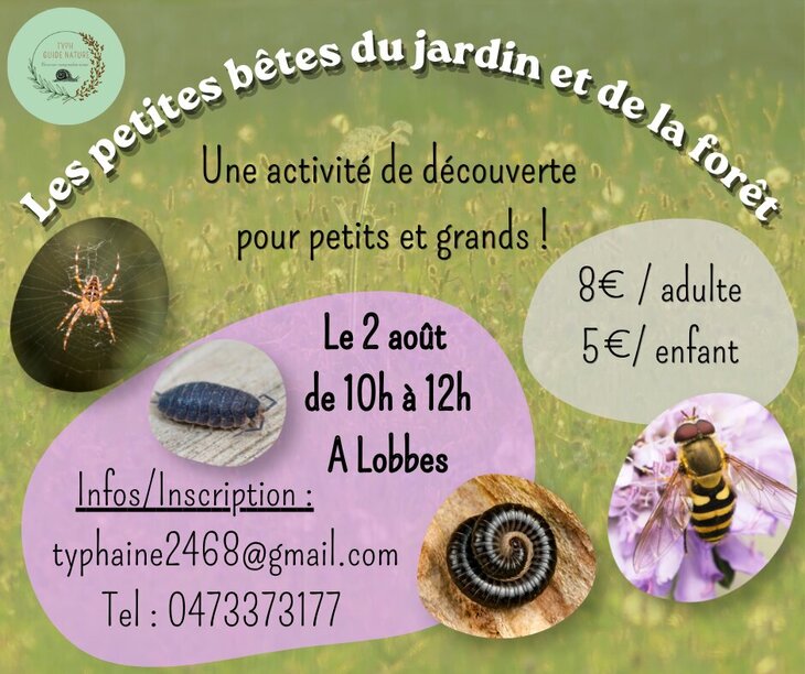 Loisirs Les petites bêtes jardin de forêt