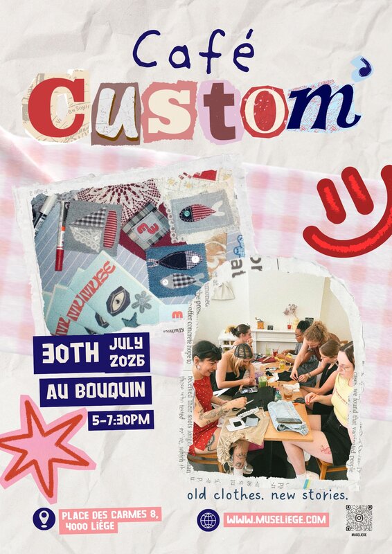 Stages,cours Café customisation - création patchs & custom la main (niveau débutant)