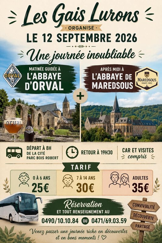 Excursions, séjours Voyage car