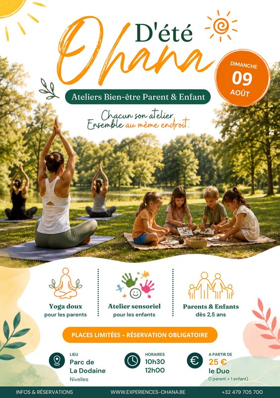 Loisirs L instant - Ateliers parents enfants parallèle.