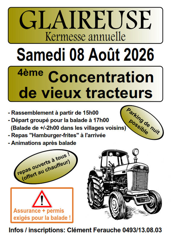 Loisirs 4ème balade vieux tracteurs