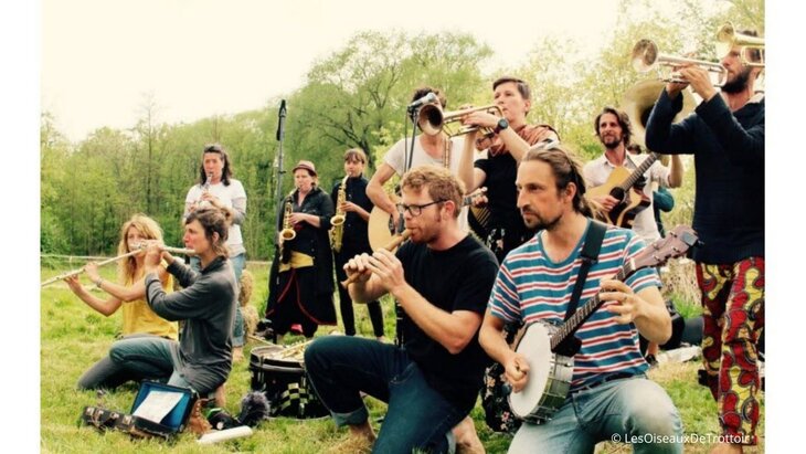 Concerts Concert  Oiseaux Trottoir , fanfare itinérante