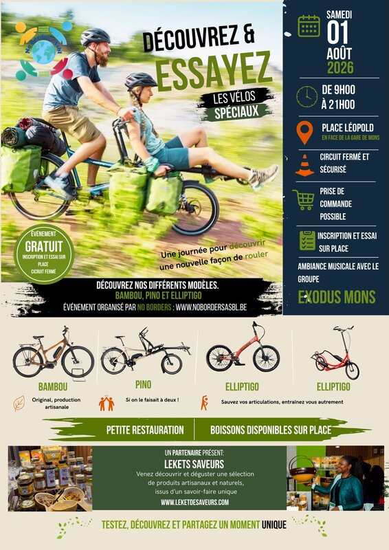 Loisirs Découvrez essayez vélos spéciaux