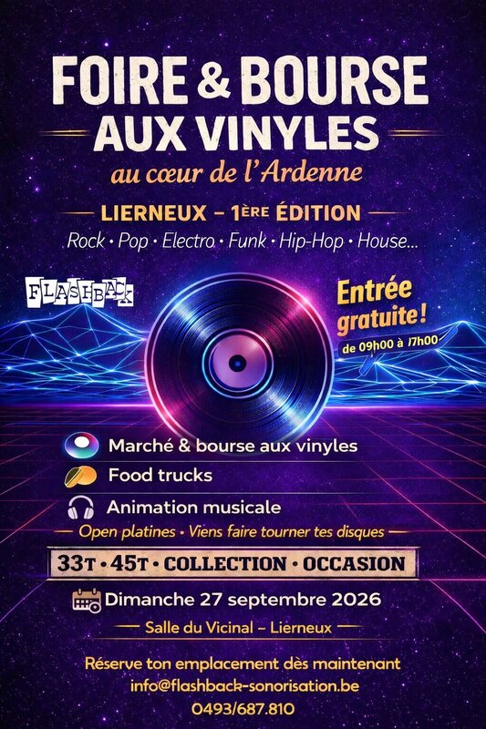 Loisirs Foire & Bourse vinyles Lierneux