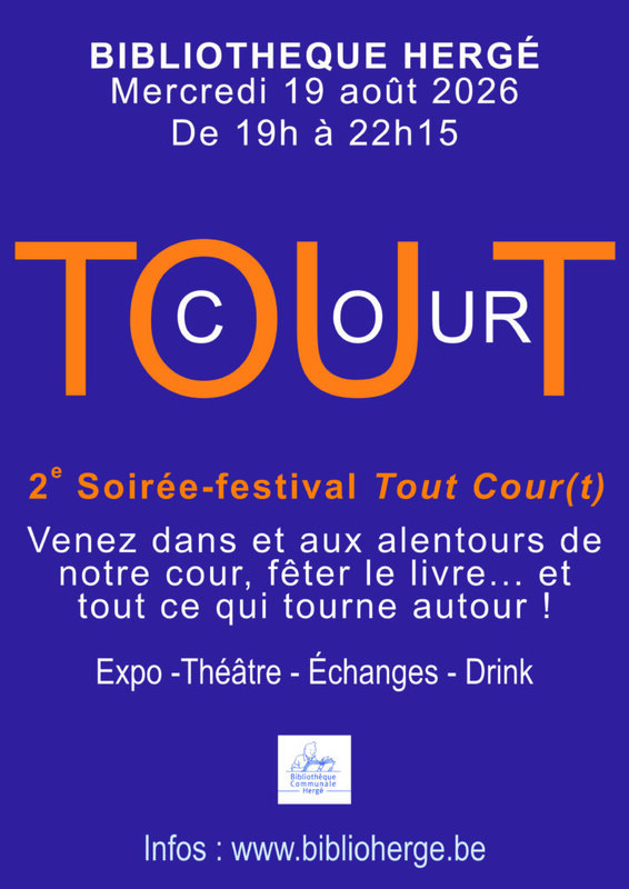 Soirées 2e Soirée-Festival Tout Cour(t) - Livres, spectacles, expo, rencontres, drink