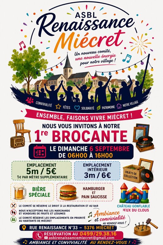  1ere brocante miecret