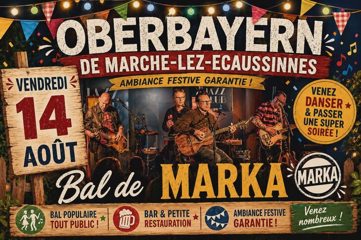 Soirées Soirée Rock avec Marka le groupe Route à l Oberbayern Marchois