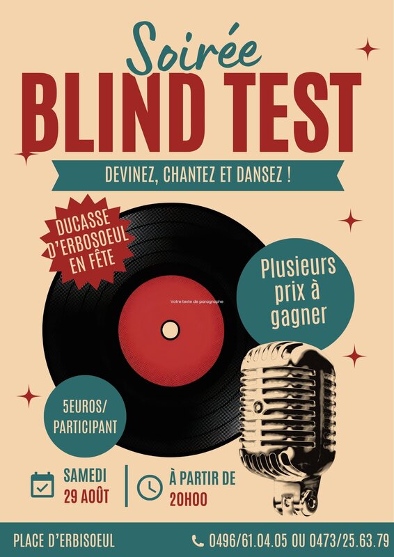 Soirées Blind Test