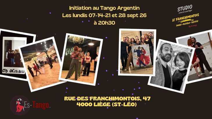 Stages,cours ❤️ Découvrez Tango Argentin  4 initiations gratuites
