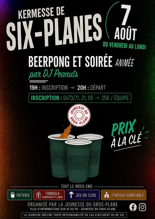 Loisirs Kermesse Six-Planes Marche houblonnneuse Concours couyon