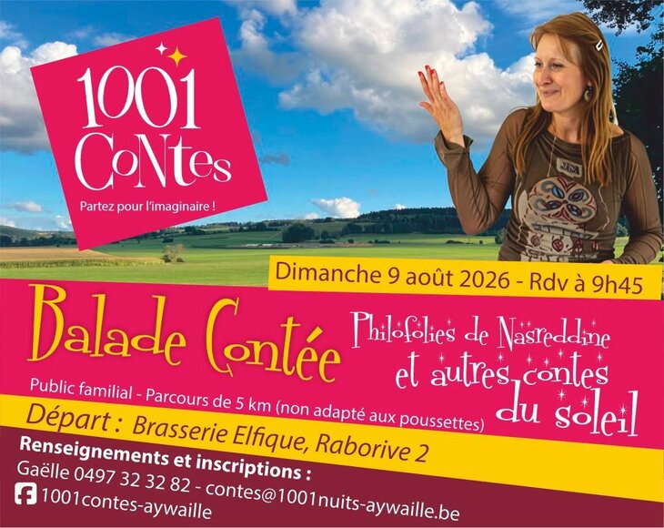 Loisirs Balade contée  Philofolies Nasreddine autres contes soleil 