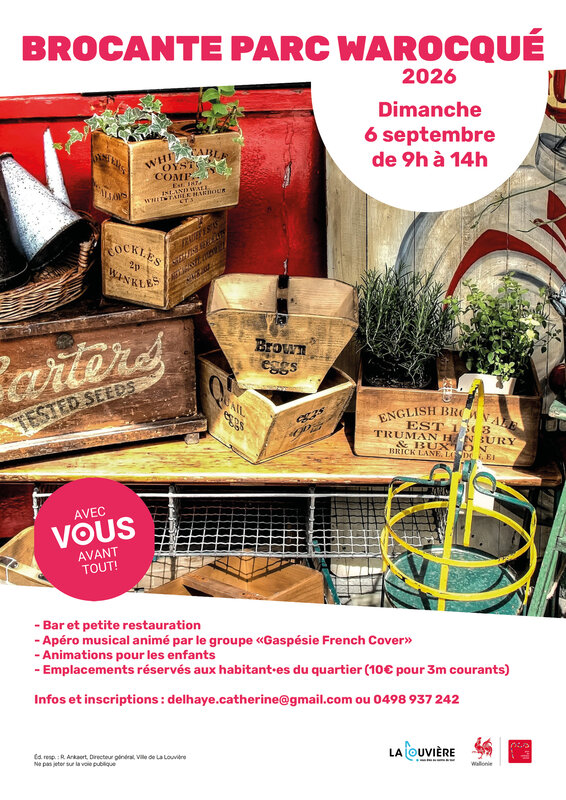  Brocante Comité quartier Warocqué