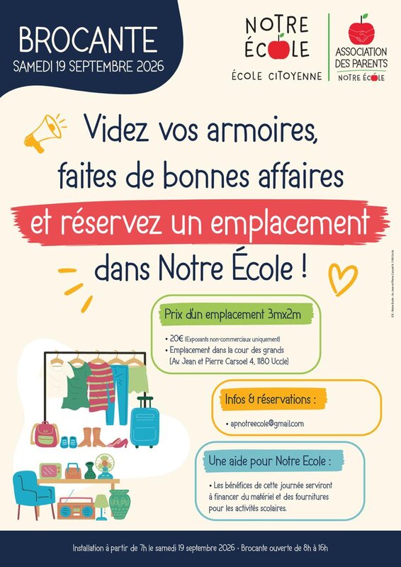  Brocante Notre Ecole