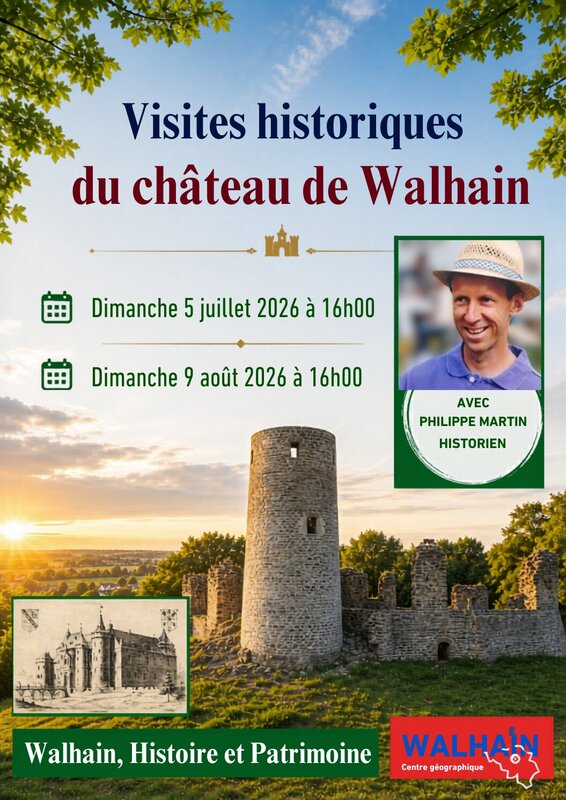 Loisirs Visite historique château Walhain