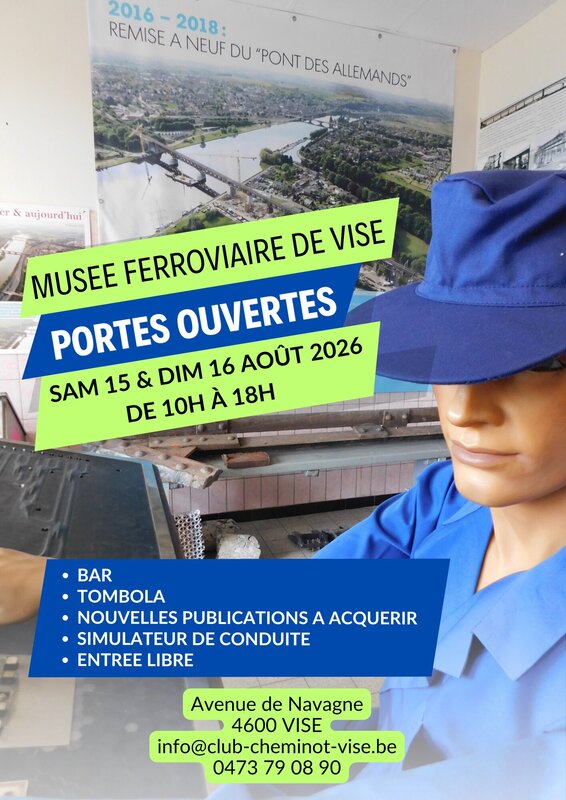 Loisirs Portes ouvertes musée Chemin fer Visé