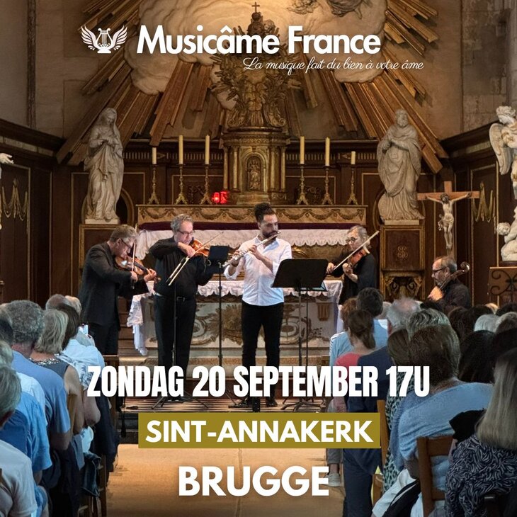 Concerts Concert Brugge : Ravel, Debussy, Cantemir, Mozart, Vivaldi, Bach, Weber, Piaz