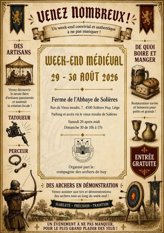 Loisirs Week-end médiéval, Tournoi d’archerie