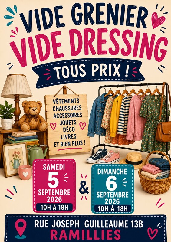  Vide grenier vide dressing d un particulier