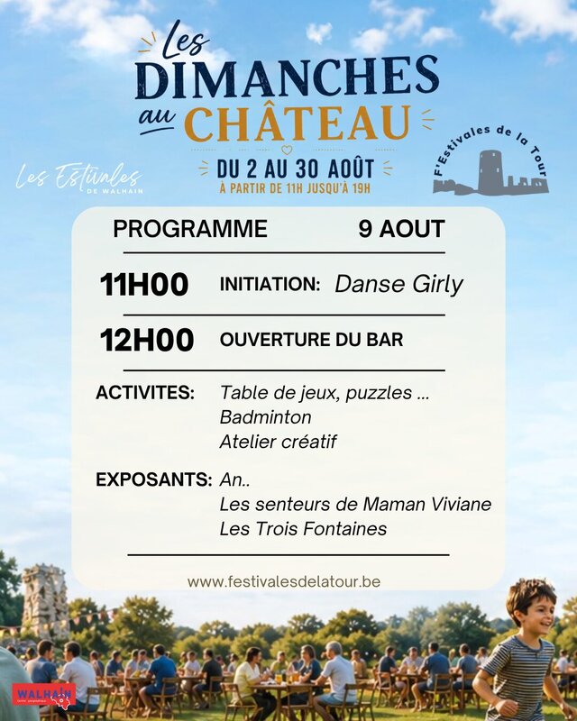 Loisirs Les Dimanches Château F Estivales la Tour - 9/8/26