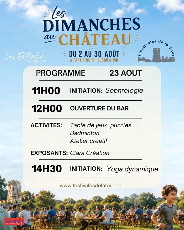 Loisirs Les Dimanches Château F Estivales la Tour -3